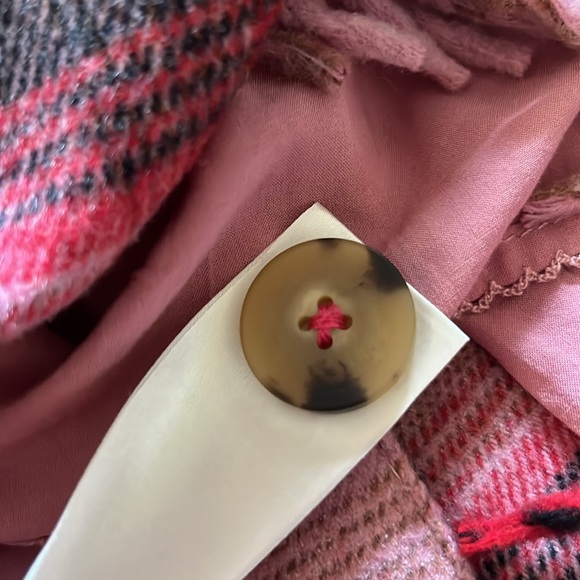 Anthropologie Pink and Red Plaid Mini Skirt - Picture 10 of 10